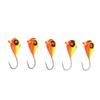 5PCS Ice Fishing Hooks 5MM High Carbon Steel Ice Fishing Jig Lures for Outdoor Fishing Accessories