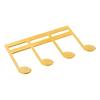 Sheet Music Clip Metal Note Pattern Delicate Music Book Clip Page Holder for Piano Guitar Gold