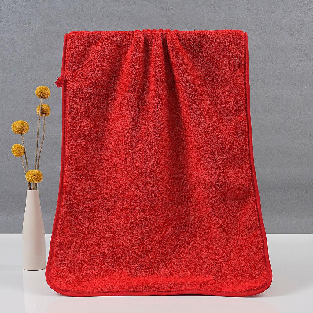 Soft, Quick-Dry Coral Fleece Towel - Absorbent & Shed-Free for Face Washing