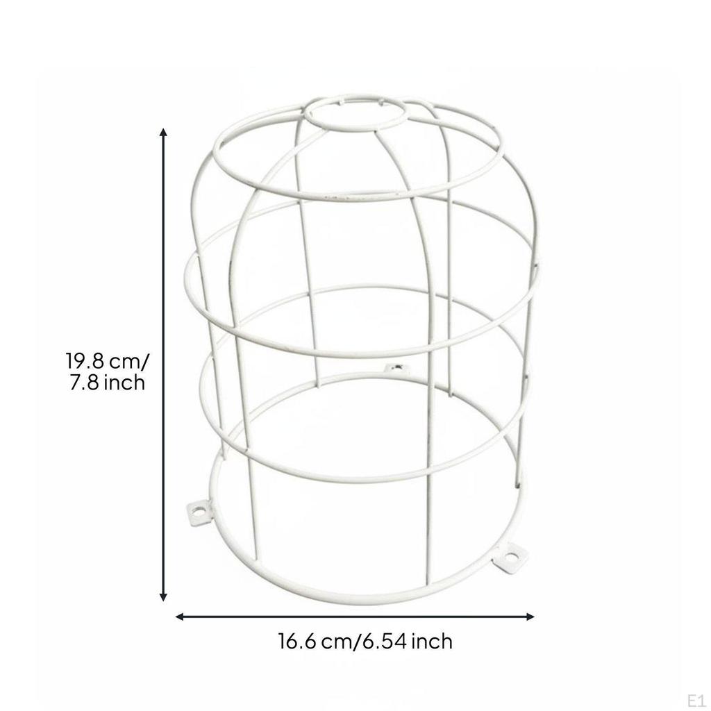 Wire Bulb Cage Impact Resistant Industrial Protector Iron Construction Light