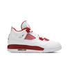 Air 4 Retro BG 'Alternate 89' (Unisex) Weiße / Gym Red / Schwarze Basketballschuhe für Kinder 408452 106