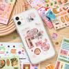 Japanese Style DIY Sticker Book: Creative Patterns for Phone Cases, Journals, and Collages