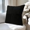 Throw Pillowcase Stripe Pattern Contrast Color Patchwork Hidden Zipper Closure 45*45cm Pillow