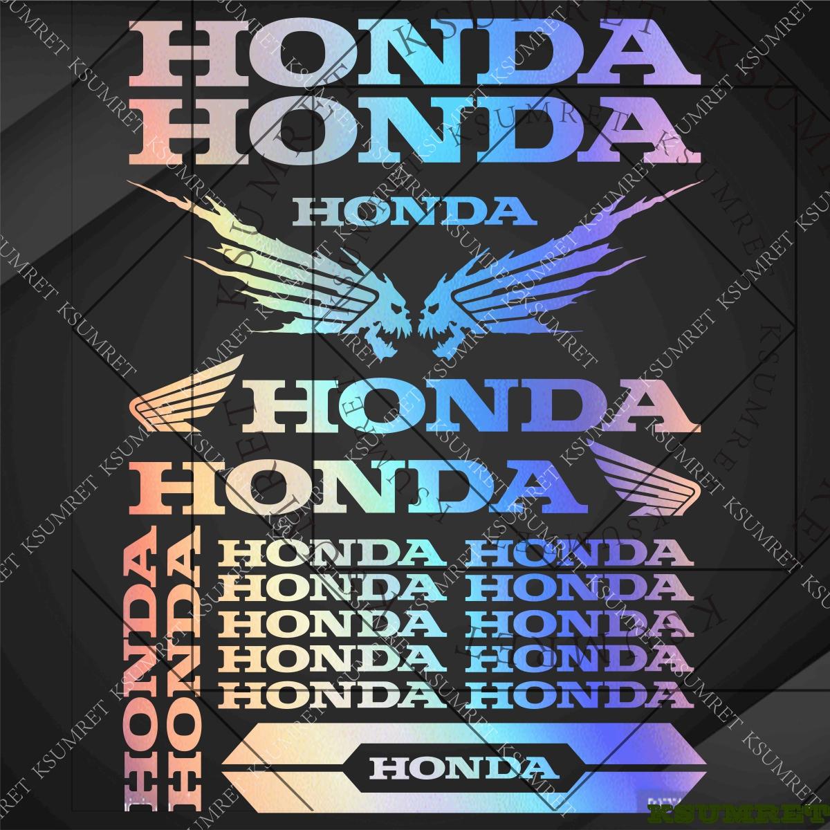 

Vinyl Honda Motorcycle Sticker Helmet Logo Tank Decals