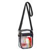 PVC transparent shoulder messenger bag portable waterproof shopping bag beach multi-functional storage file bag