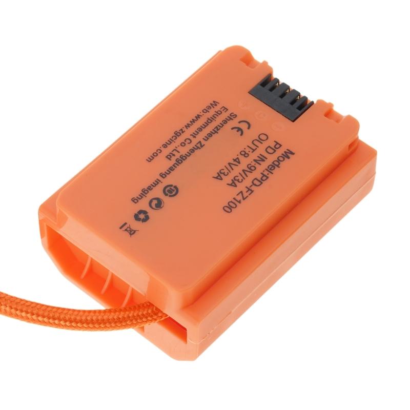 USB C PD9V 12V To FZ100 Dummy Battery Cable for A7M3 A7RIII A7SIII Cameras for Extended Shootings