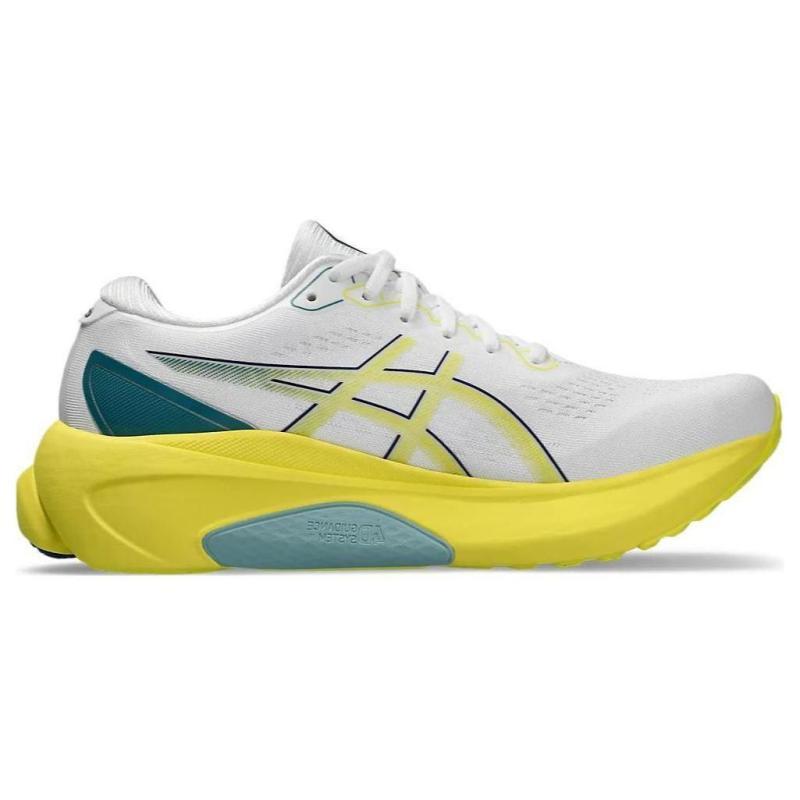 ASICS Gel Kayano 30 White Bright Yellow Sneakers 1011B548-101