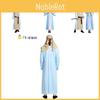 Chic Arabian Style Cosplay Robe In Soft Blue Fabric Perfect For Western Theme Parties