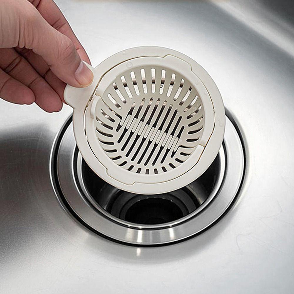 10pcs Round Shape Sink Drain Strainer Quick Drainage Anti-clogging Mesh  For Home Kitchen