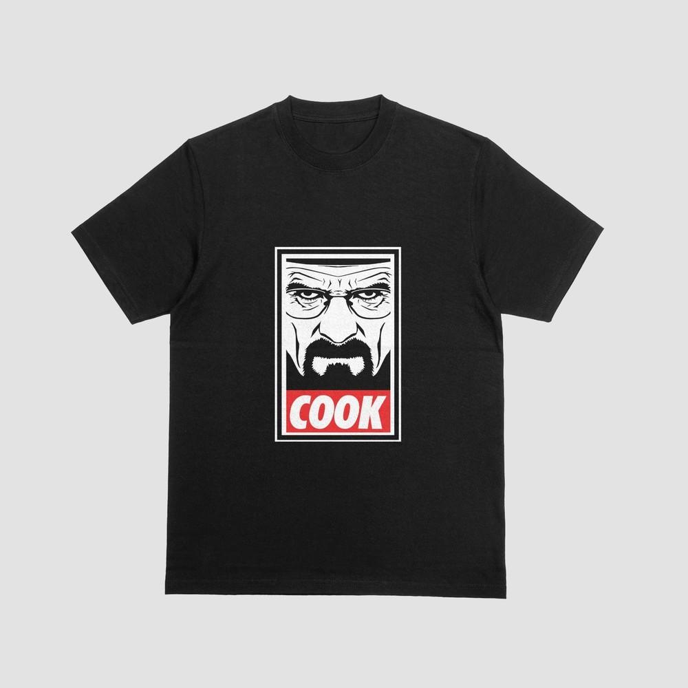 

Heisenberg Cook Tshirt Breaking Bad White White Jesse Pinkman Gus Mike Tee 067 4XL