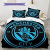 Ordentliches MCFC Frames Bettwäsche Steppbett Set Bettbezug Kissenbezug Heimdekoration Geburtstagsgeschenk (1 Bettbezug + 2 Kissenbezüge, ohne Füllung)
