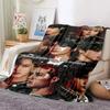 Korea Kpop Stray Kids 3D Singer Soft Flannel Blanket for Beds Bedroom Sofa Picnic,Throw Blanket for Cover Outdoors Leisure Gift