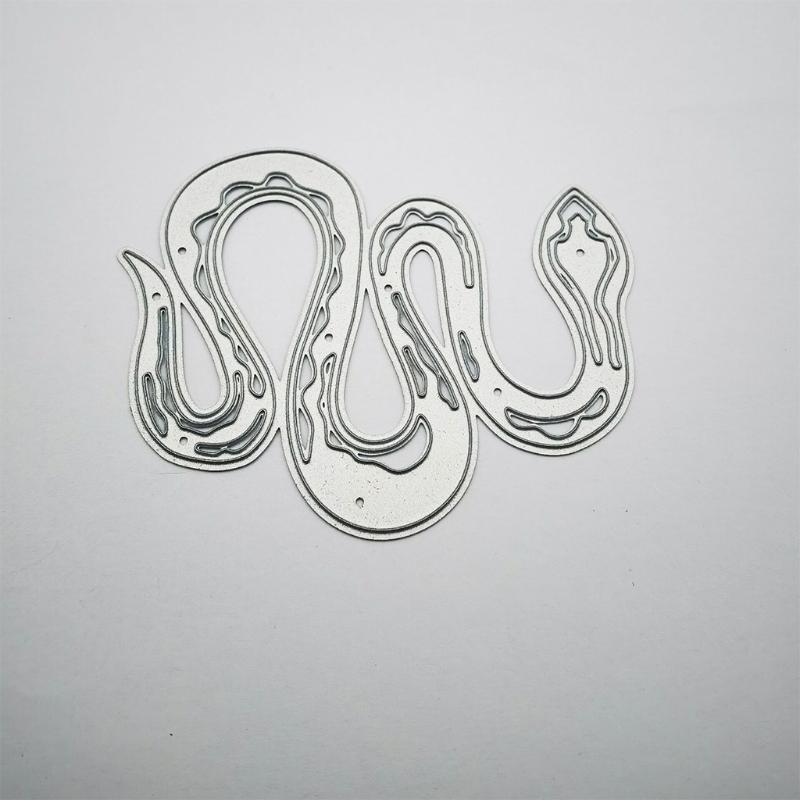 Curved Snake Metal Die Cuts Cutting Dies Cut Stencils for DIY Embossing Paper