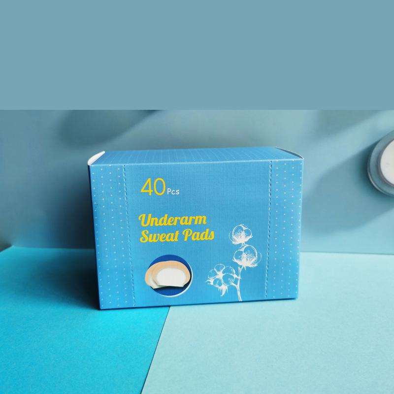 Underarm Sweat Absorbing Antiperspirant Patches for Women, Ultra-thin and Invisible, 40-Pack Box