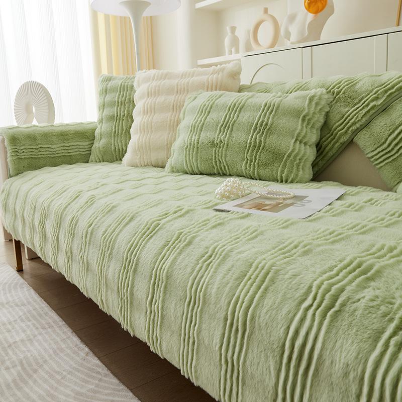 Plush Sofa Cushion High-Grade Non-Slip Thickened Sofa Blanket Simple Modern Sofa Slipcover Sets