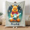 Custom Name "Space Adventure Winnie" blanket for Couch & Bed, Plush Cozy Fuzzy Blanket Super Soft & Warm Blankets for Fall and Winter. 0908427