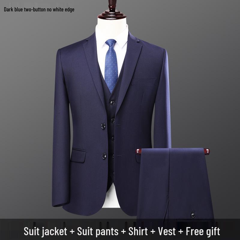 Men's Slim Fit Casual Suit Set: Wedding, Engagement, Ceremony & Business Formal Wear