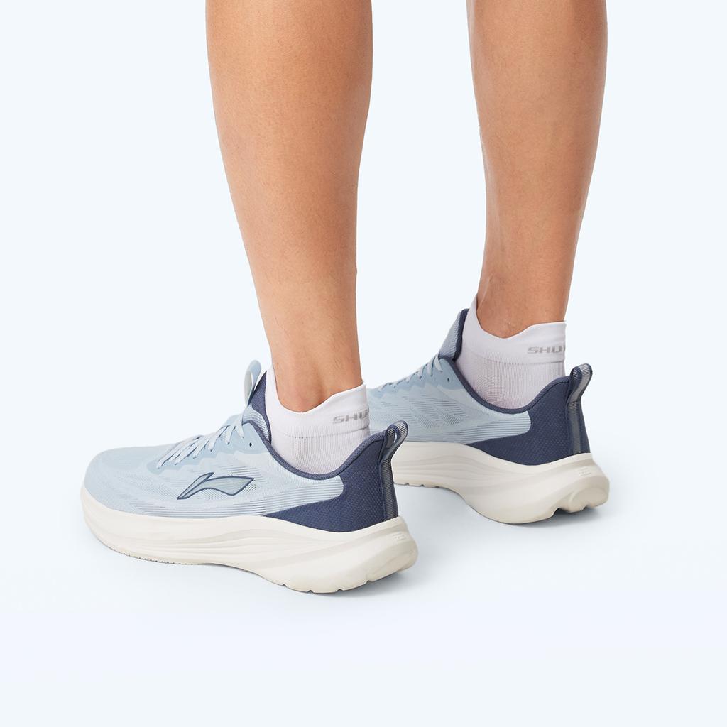 Li Ning Light Breeze Low top Casual Long Distance Running Shoes Men's Blue ARSV107-3