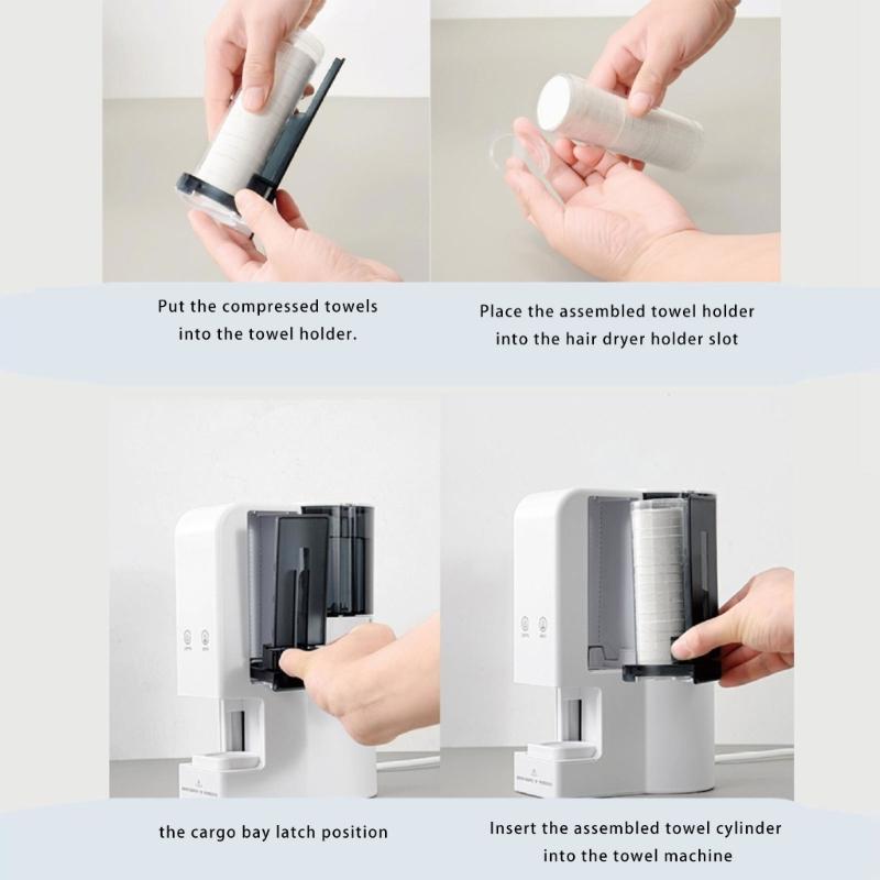 Heated Face Towel Warmer with Intelligent Temperature Control Safety Function 500ml Tank for Gentle Makeup Removal