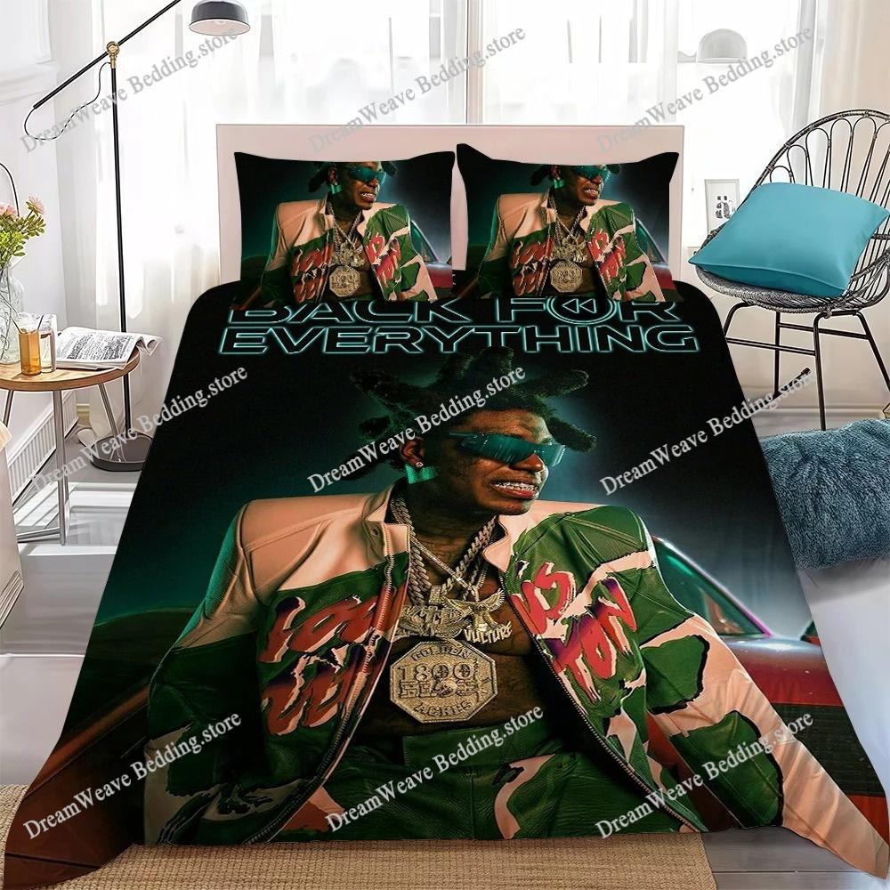 K-Kodak Black Rapper Duvet Cover Set Home Style Bedding Soft Laundry Cotton Bed Student Dormitory Gift