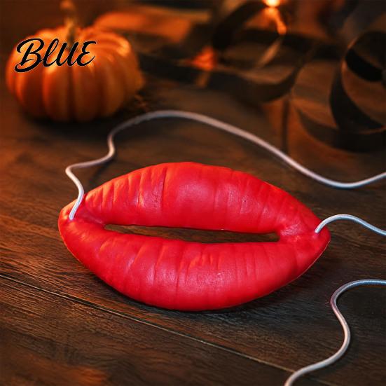 Wedding Game Props Funny Red Lip Face Masque Big Sausage Mouth Cosplay Prop Flexible Vinyl Ornament Novelty Prank Lips Gag Toy for Halloween