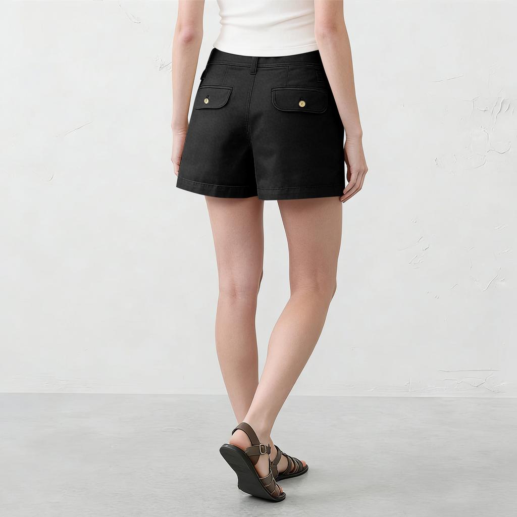 Damen-Shorts mit Taschen, Freizeit-Shorts