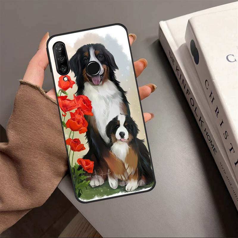 Bernese Mountain Dog For Huawei P20 P40 Lite P60 P30 Pro Nova 5T 9 10 SE 12s 12i 11i Y90 Y70 Y60 Y61 Y91 Y72 Case