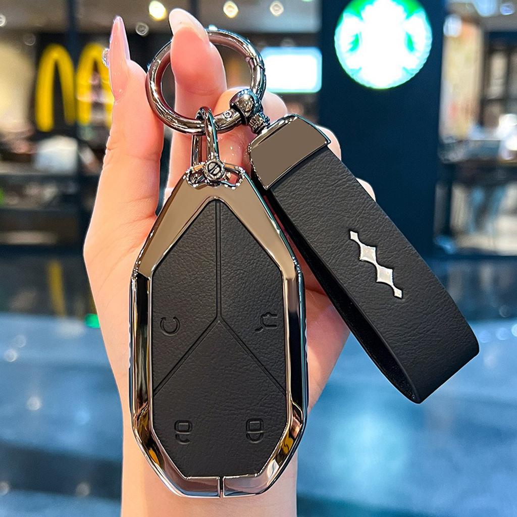 Car Key Case For Byd Leopard 5 Accessories Fang Cheng Bao Formula Titanium 3 8 7 Keychain Cover Shell Housing Holder Fob