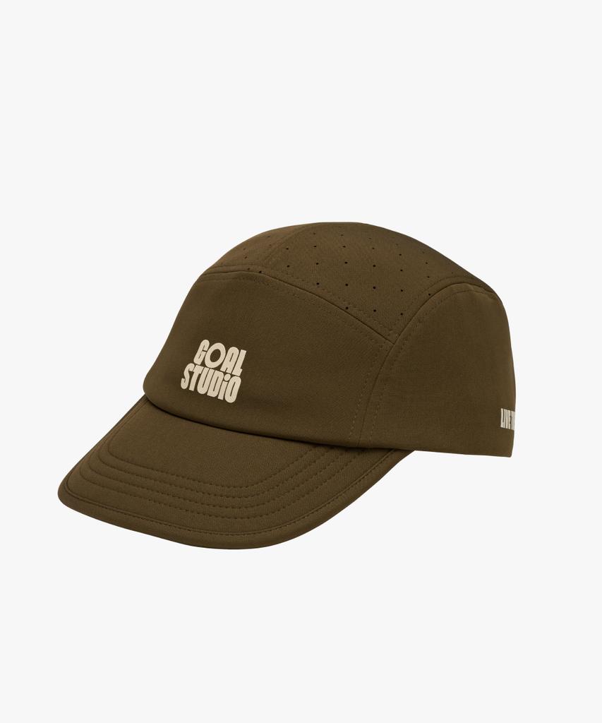GOALSTUDIO Active Logo Cap-Dark Brown