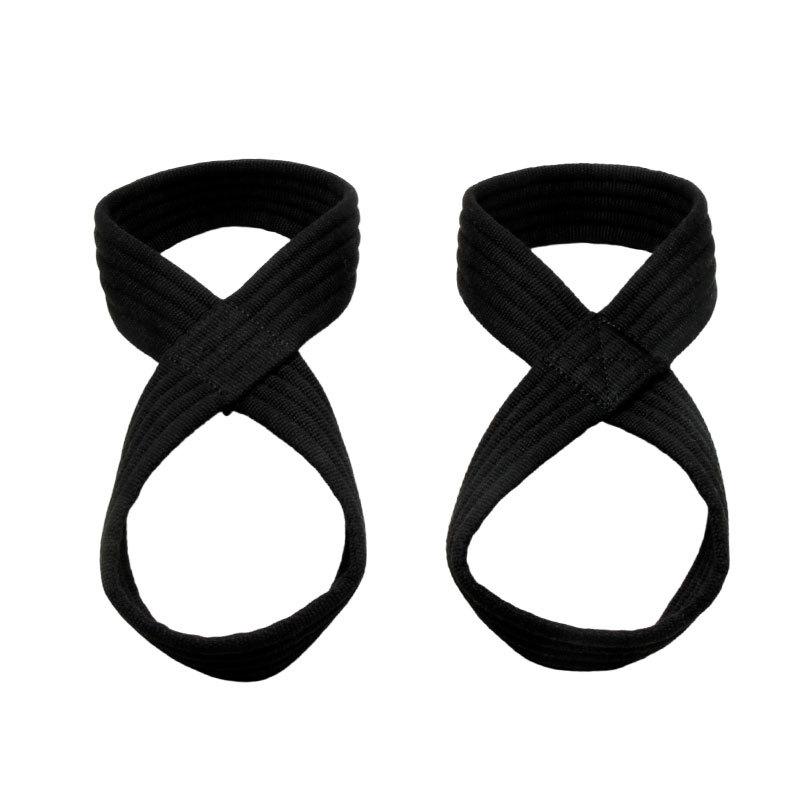 8-character and 8-character Power Band Fitness Wrist Band, Men s Squat Hard-drawn Anti-slip Training Gloves, Grip Band чёрный