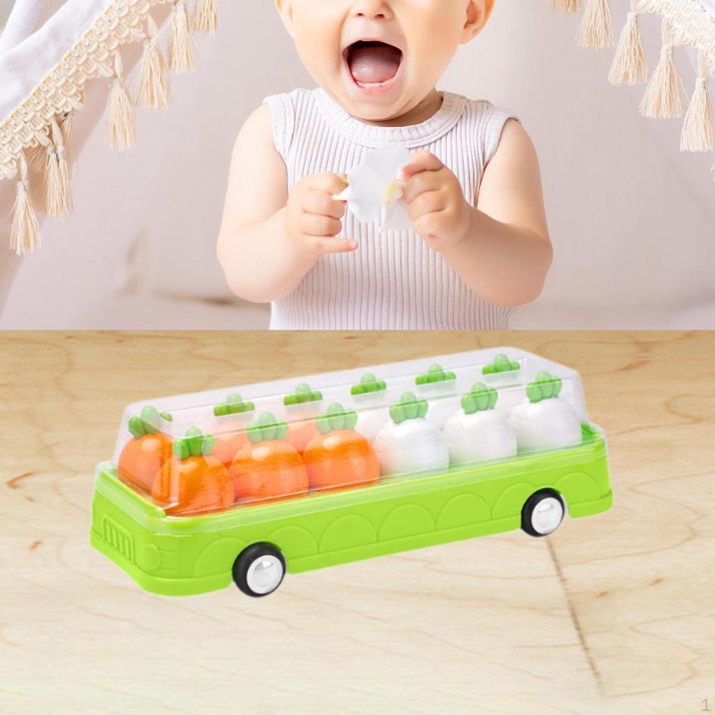 Kids Matching Puzzle Toy Education Color Recognition Game Bus