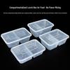 Disposable 2-Compartment Meal Prep Containers