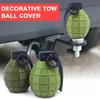 Universal 55MM Tow Bar Grenade Cover Cap Trailer Grenade Cover Tow Bar Cap Hitch Trailer Grenade Protect Automobile Accessories