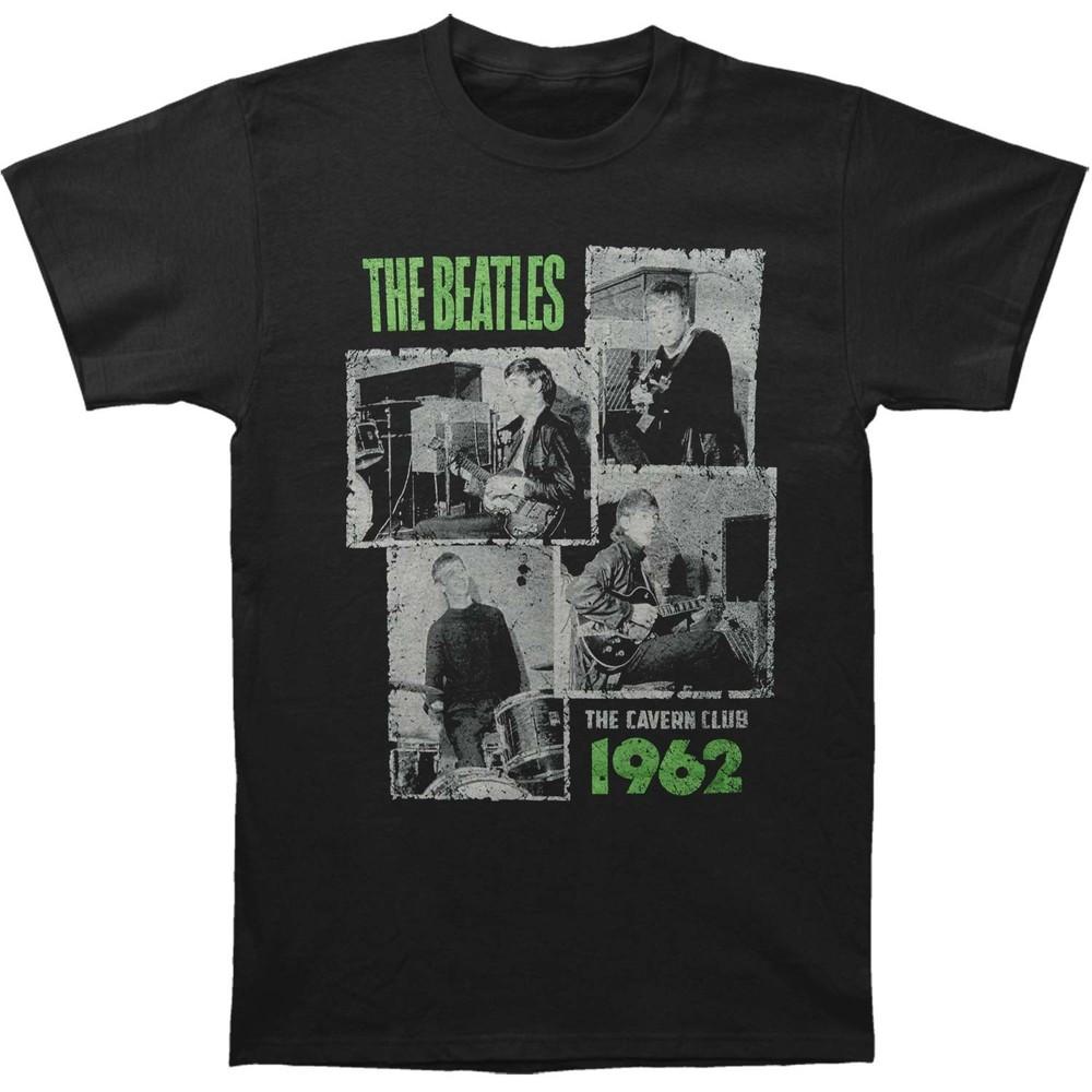 Футболка Beatles Cavern Shots 1962 XX-Large Черная Унисекс S