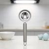 Stainless Steel Eggs Yolk Separator With Long Handle and Hook Practical Eggs Divider For Cooking Needs