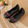Soft-soled leather spring and autumn new leather shoes comfortable flat-soled women's shoes retro non-slip medium single shoes