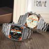 569 Orologi Meccanici Automatici da Uomo Design Retro Moda Data Giorno Impermeabile Cinturino in Acciaio Quadrante Quadrato Orologio da Polso da Uomo