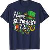 Happy St. Patricks Day Shamrock Irish Saint Patricks Day T-Shirt Graphic Cotton Daily Four Seasons Tees Harajuku
