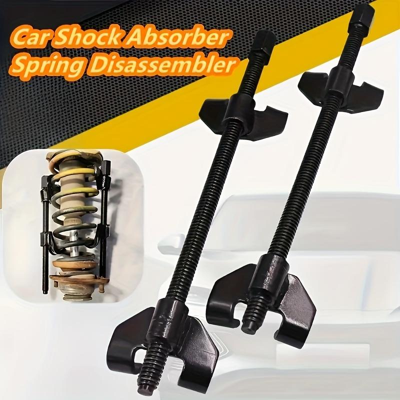 [Durable Steel Coil Spring Compressor] 2pcs Durable Steel Coil Spring Compressor - Manual Strut Spring Compression Clamp Tool