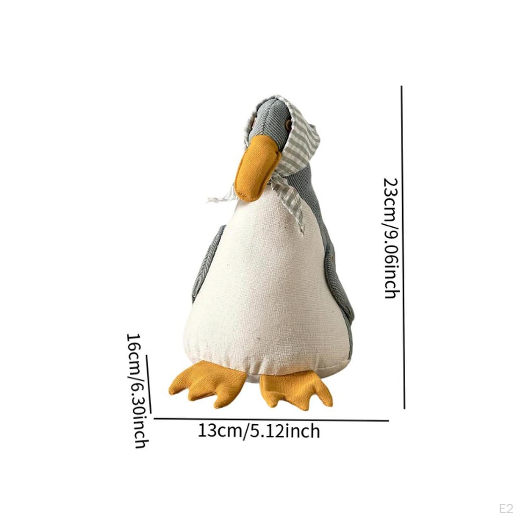 Dekorativer Türstopper Tier Türstopper Boden Wandschutz Schwerlast für Zuhause Weiche Entenform