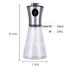 Stainless Steel Spray Oil Bottle with Glass, Hand-pressed Spray Oil Bottle, Oil Control Bottle, Kitchen Tools, Healthy Diet