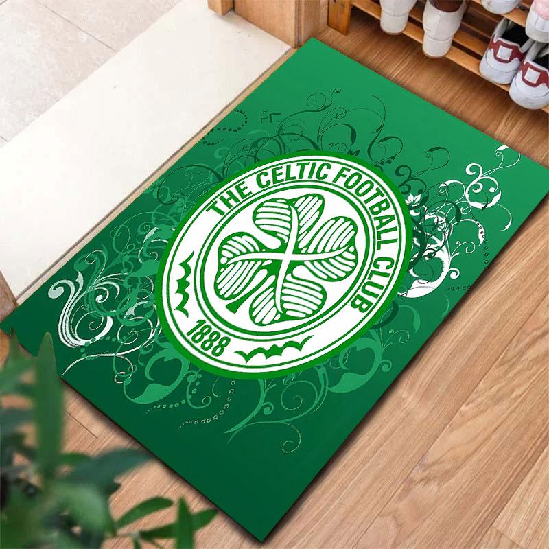 Tappeto Tappetino Celtic Football Club per Soggiorno Camera da Letto Casa Decorazione Divano, Tappetino Antiscivolo per Giochi Bambini