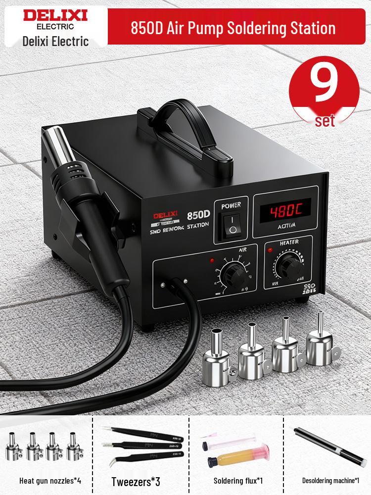 Delixi Electric 3-in-1 Soldering & Desoldering Station for Mobile Phone Repair