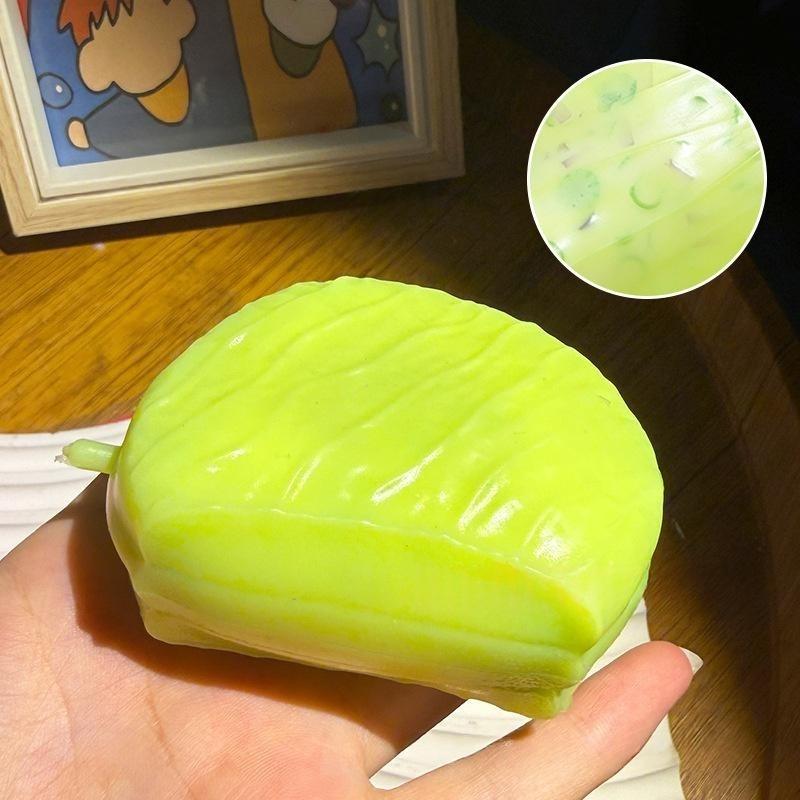Squeezable Cookie Stress Ball Soft  Fidget Toy Non-Sticky Stress Relief Gift For Kids Adults Adhd Autism Therapy