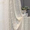 Light Luxury Dream Screen Curtain Living Room Balcony Sunscreen Curtain Bedroom Blackout Window Screen Modern Relief Embroidery