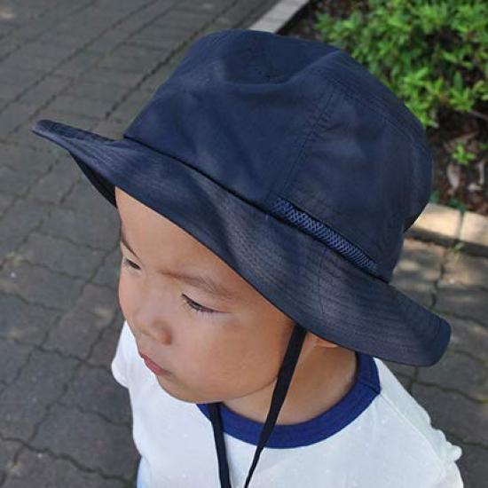 Basic Enchi Teflon Safarihut, wasserabweisend, Handwäsche, UV-Schutz 99,9 %, UPF50+, Safarihut, Hut, Einheitsgröße, Marineblau (Rückseite Marineblau)
