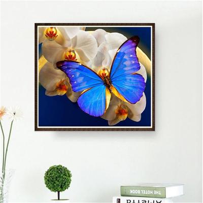 Volles 5D DIY Diamantgemälde Hübscher Schmetterling Stickerei Kreuzstich Heimdeko Handgemachtes Geschenk