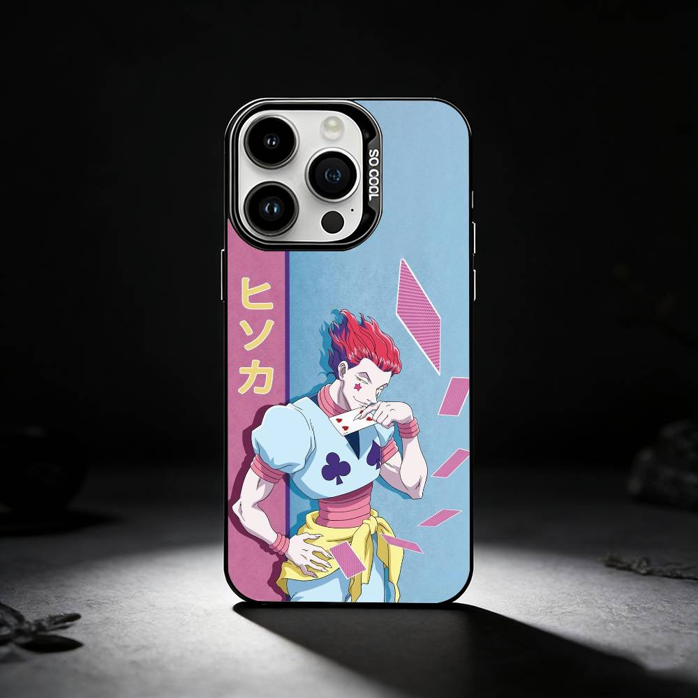 

Чехол для телефона Аниме Х-Хисока М-Моро для iPhone 17,16,15,14,13,12,11 Plus,Pro Max,XS,Цветной серебристый чехол для телефона iPhone17promax