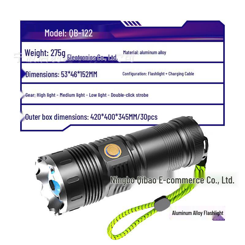 Xuanyong Multi-functional Outdoor Zoom Flashlight
