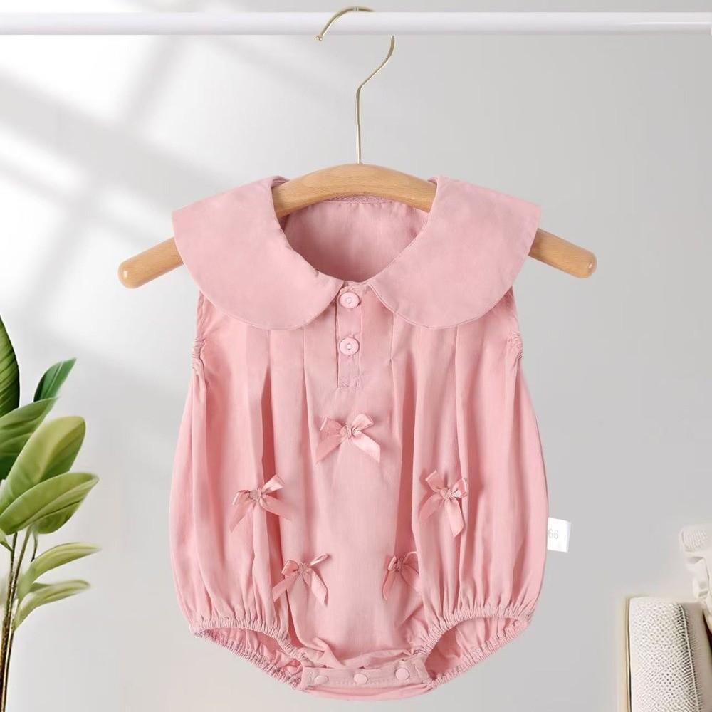 Shorts Climb Bow Baby Jumpsuit Infant Romper Bow Baby Bodysuit Cute Bow Baby Romper  Baby Girl
